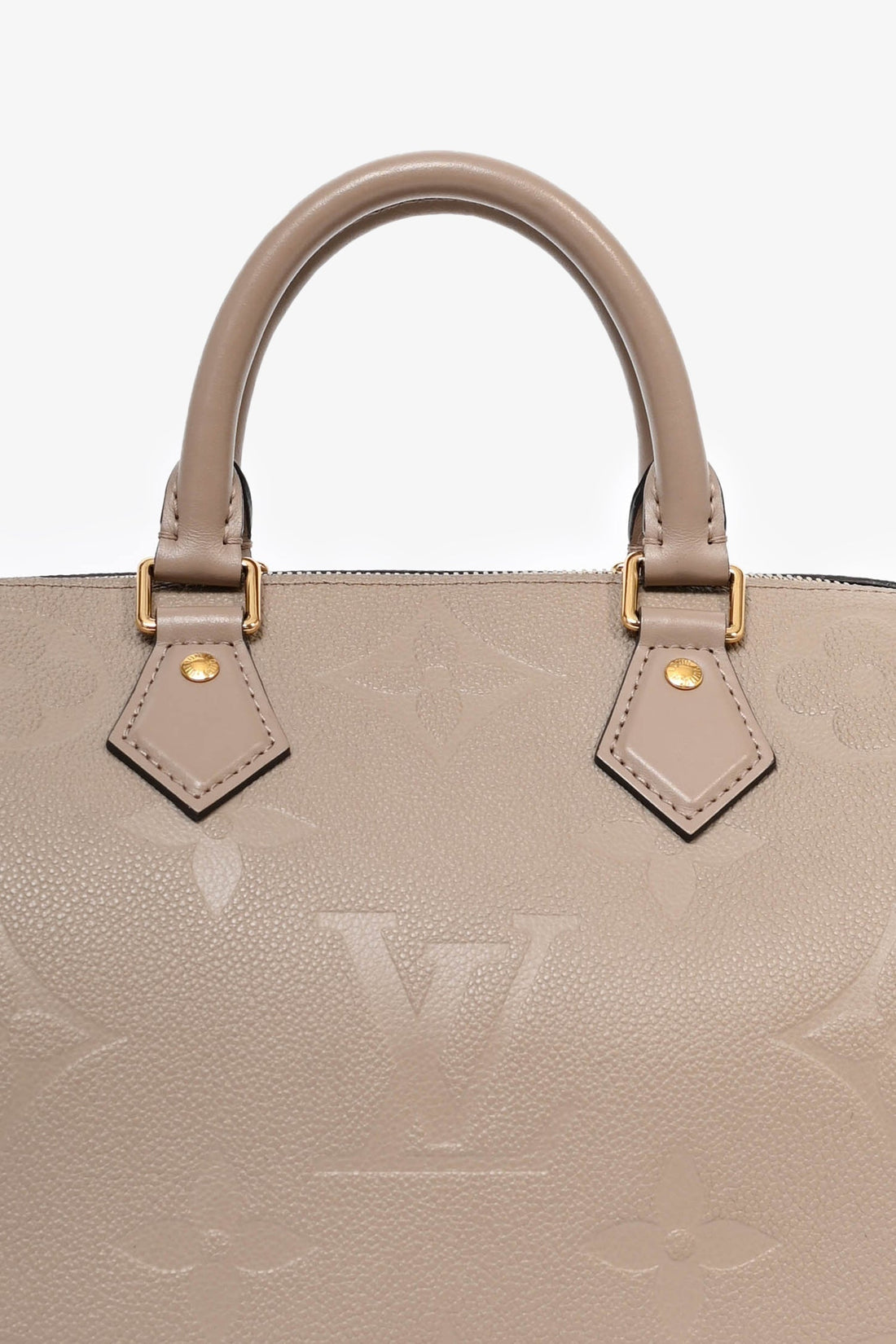 Louis Vuitton Taupe Empreinte Speedy Bandoulière 25 Top Handle