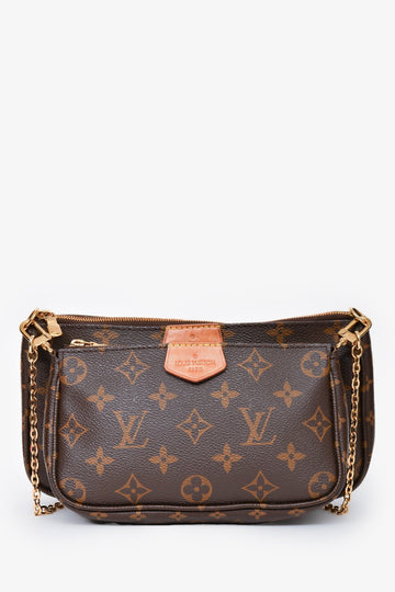 Louis Vuitton Monogram Khaki 'Multi Pochette AcceESoires'