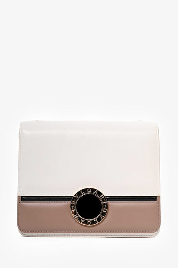 Bvlgari Pink/Black Leather CroESbody