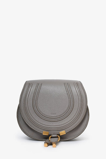 Chloe Grey Leather Marcie CroESbody Bag