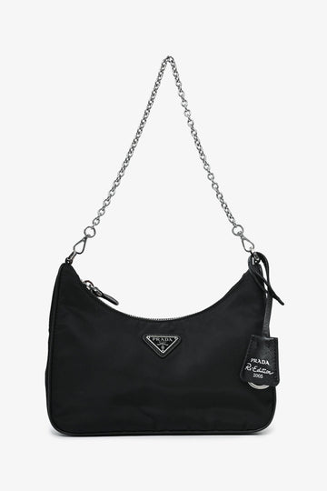 Prada Black Nylon Re-Edition 2005 CroESbody