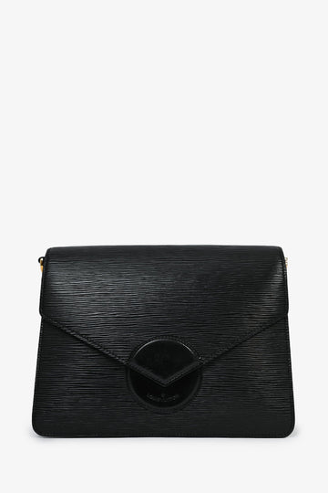 Louis Vuitton 1990 Black Epi Leather 'Osh' Adjustable Shoulder Strap Bag (Refurbished)