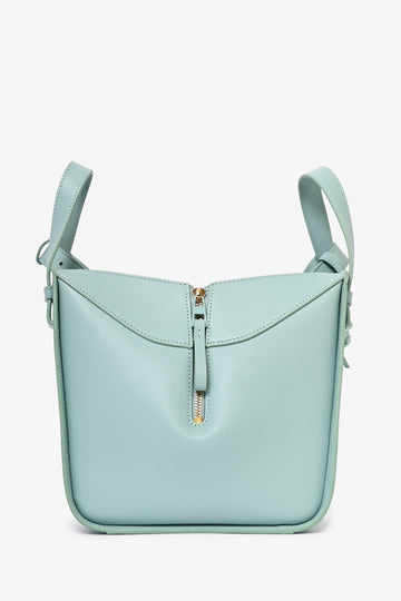 Loewe Aqua Blue Leather Hammock Bunny Charm Bag