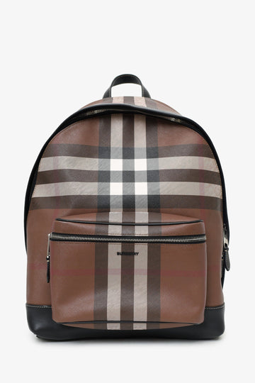 Burberry Canvas/Leather ChESk BackPack