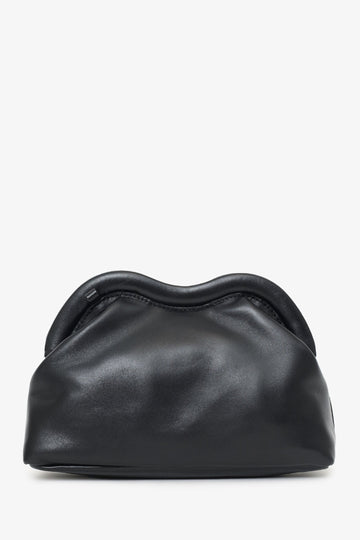 Mansur Gavriel Black Leather Baci Frame CroESbody