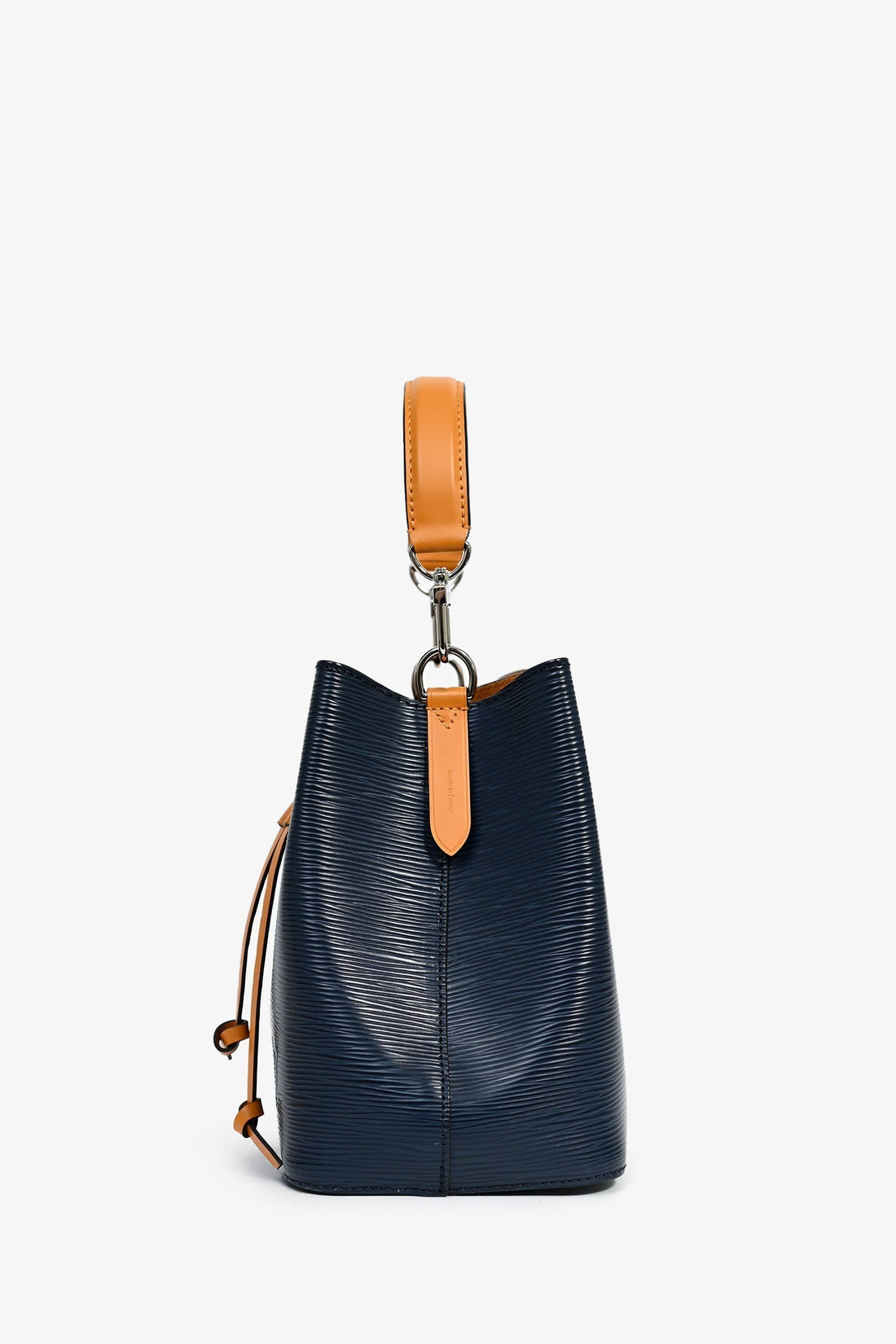 Louis Vuitton Navy Blue Epi Leather/Mustard Yellow NéoNoé BB Bucket Bag