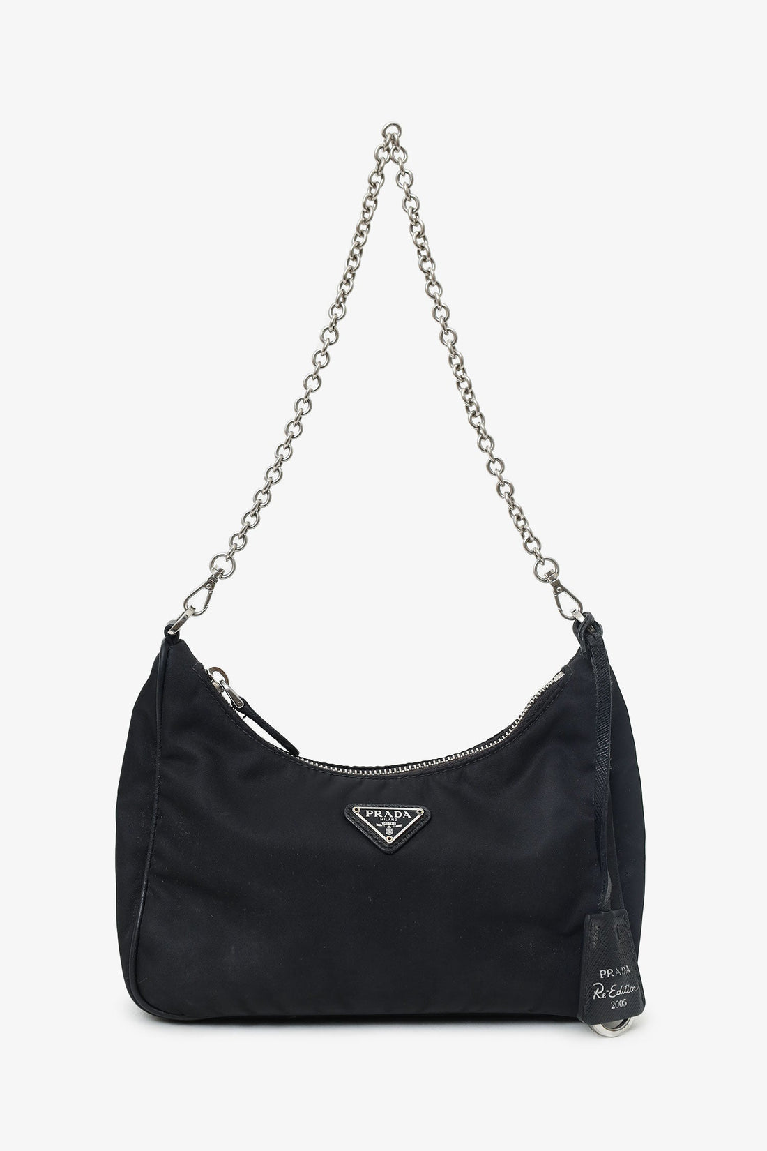 Prada Black Nylon Re-Edition 2005 CroESbody Bag (As Is)