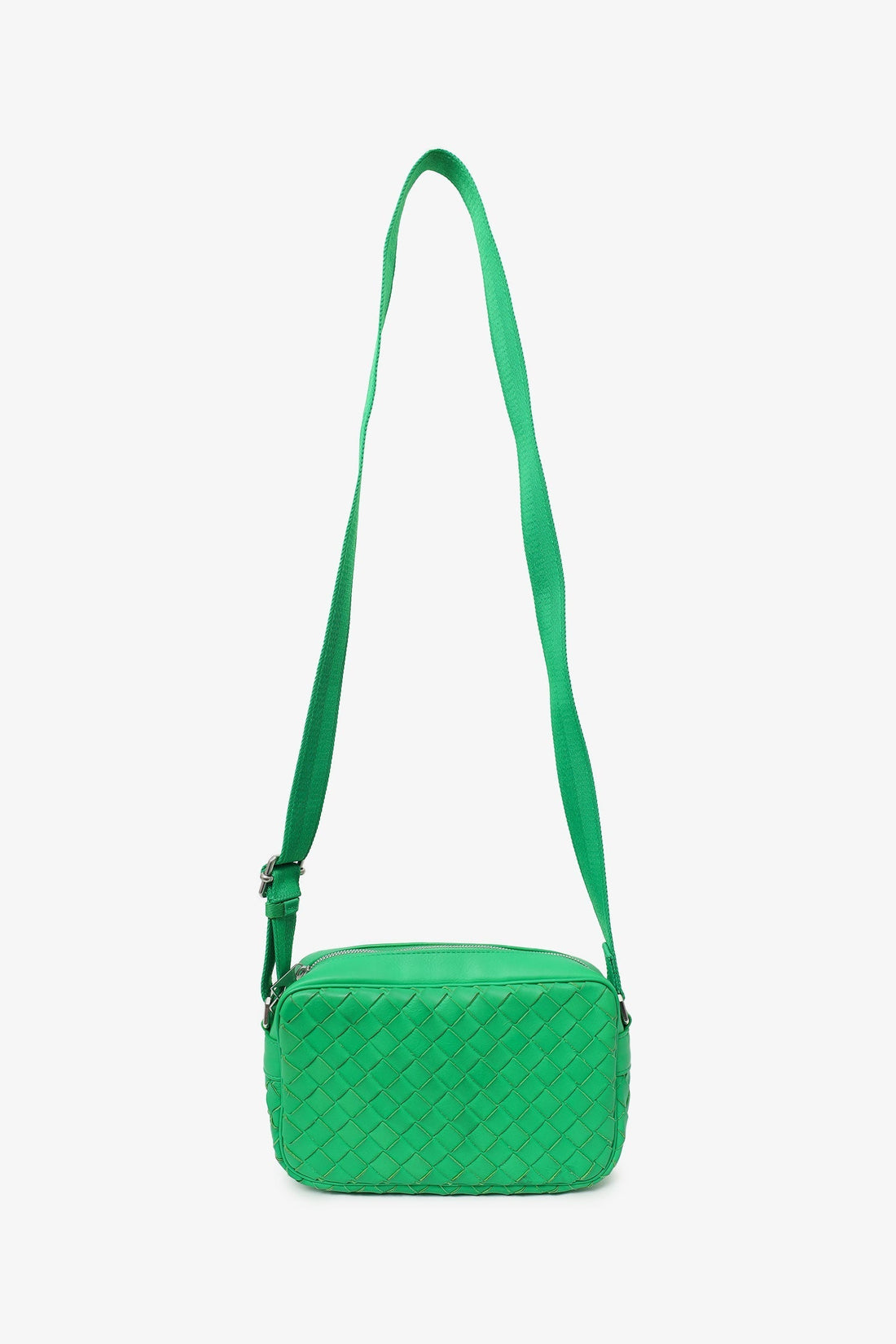 Bottega Veneta Green Small IntrESciato Camera Bag