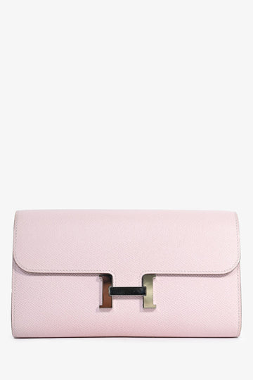 Hermès 2023 Light Pink Epsom Leather Constance to Go