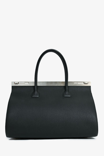 Hermès 2005 Black Togo Leather 'Chamonix Hold Up Frame' Tote