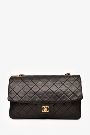 Chanel™ 1989-1991 Black Lambskin ClaESic Flap Bag