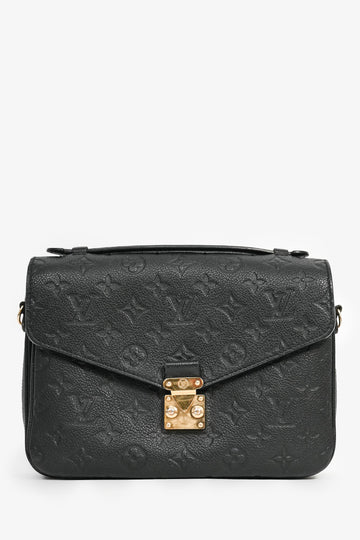 Louis Vuitton 2020 Black Monogram  'Pochette Metis' CroESbody Bag