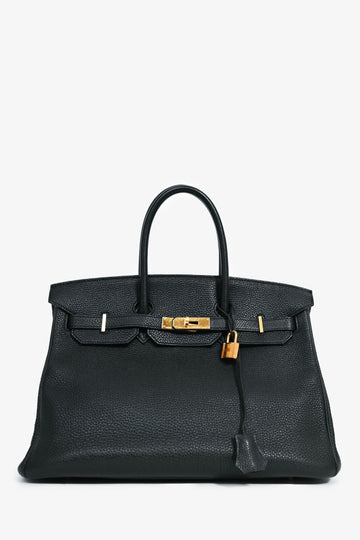 Hermès 2012 Black Togo Leather Birkin 35