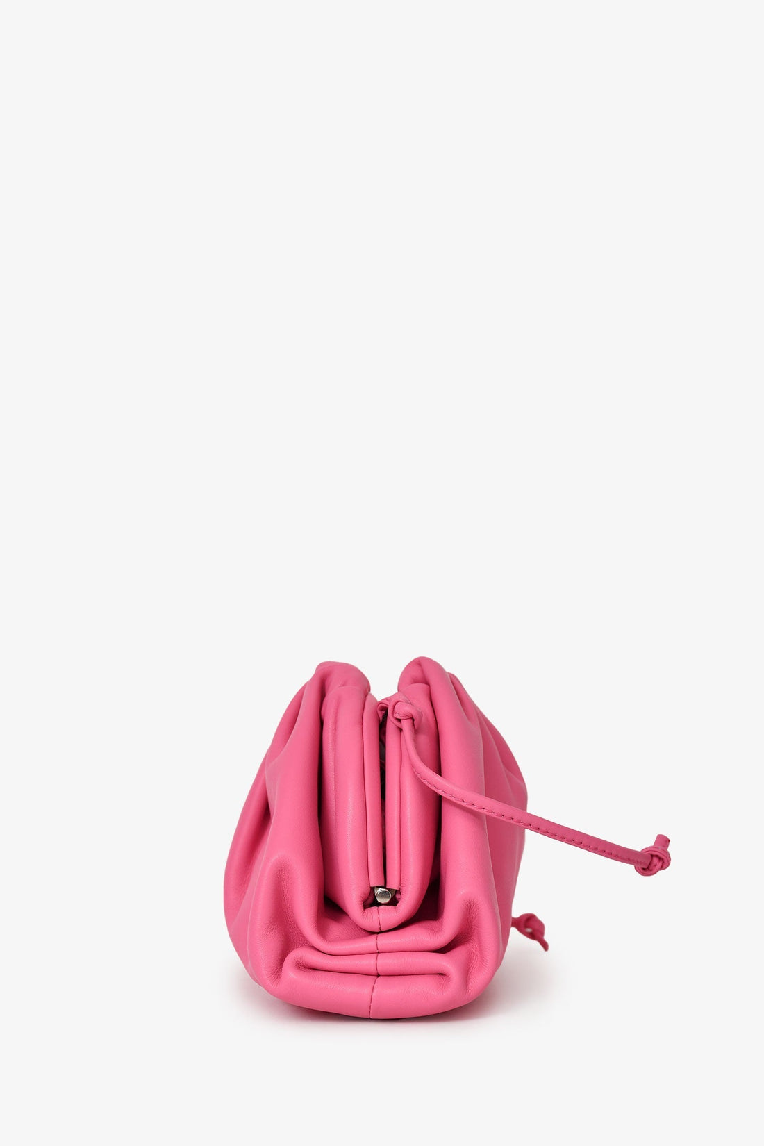 Bottega Veneta Pink Leather Mini Pouch CroESbody