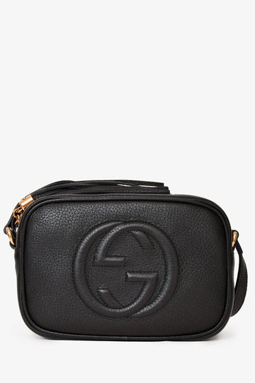 Gucci Black Leather Soho Disco Camera Bag