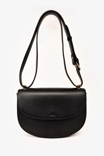 A.P.C. Black Leather Genève CroESbody (As Is)