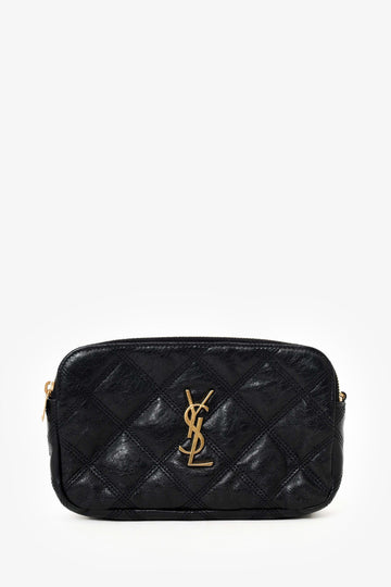 Saint Laurent Black Leather BSSky Mini Camera Bag