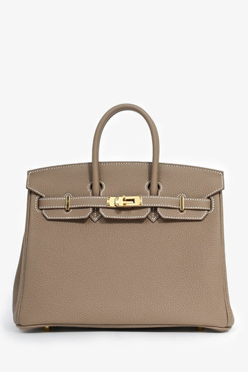 Hermès 2023 Etoupe Togo Leather Birkin 25