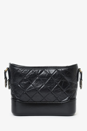 Chanel™ 2018 Black Lambskin Leather Small Gabrielle Bag