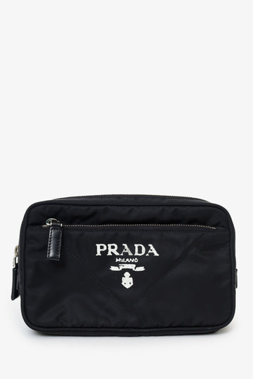 Prada Black Re-Nylon Belt Bag