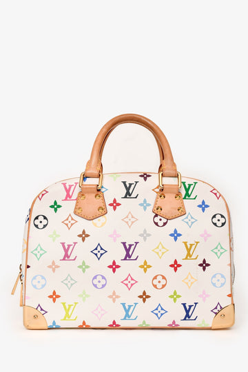 Louis Vuitton 2006 White Multicolore Monogram Trouville Bag