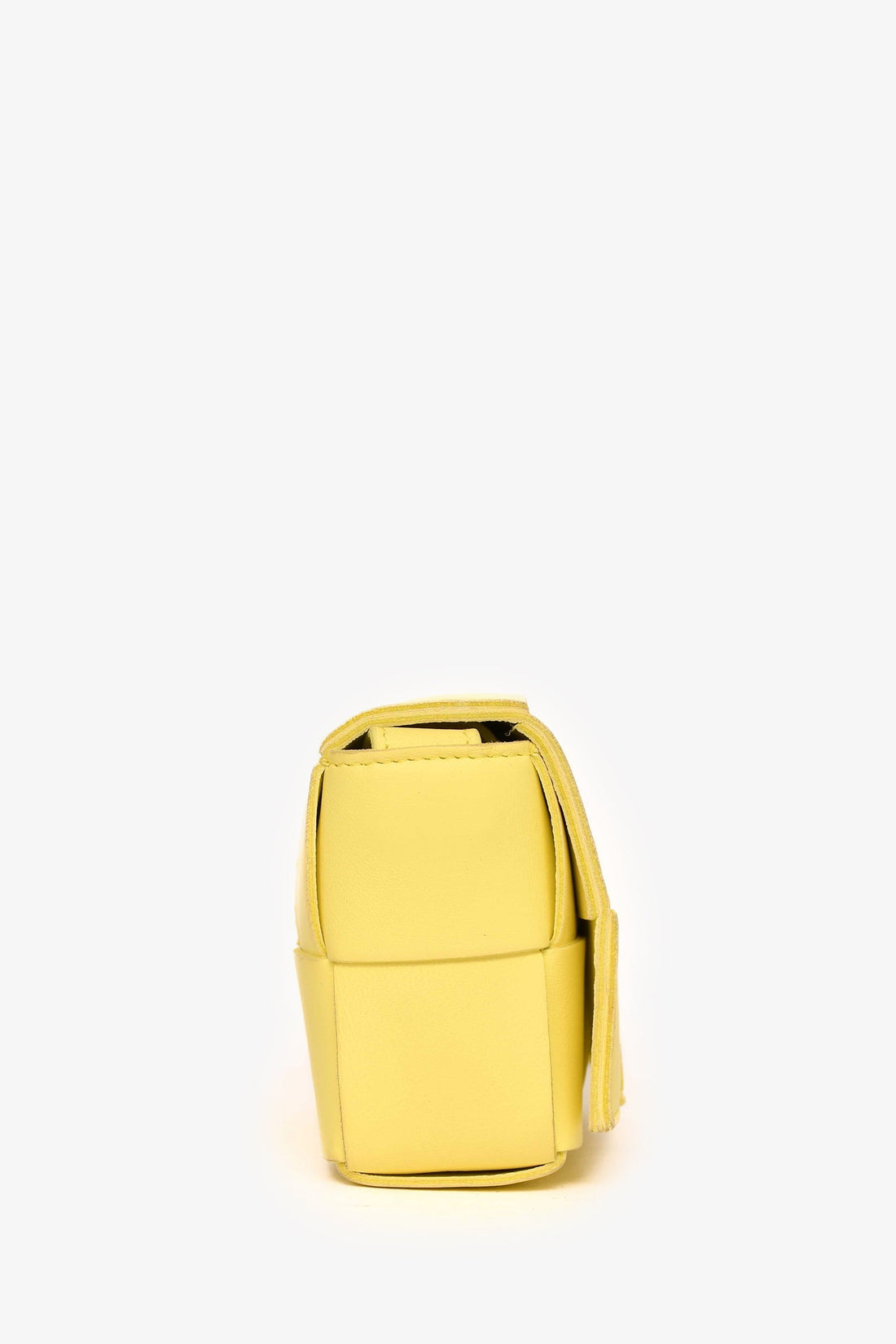 Bottega Veneta Yellow IntrSSciato Candy Cassette Crossbody