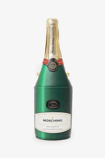 Moschino Leather Champagne Bottle Bag