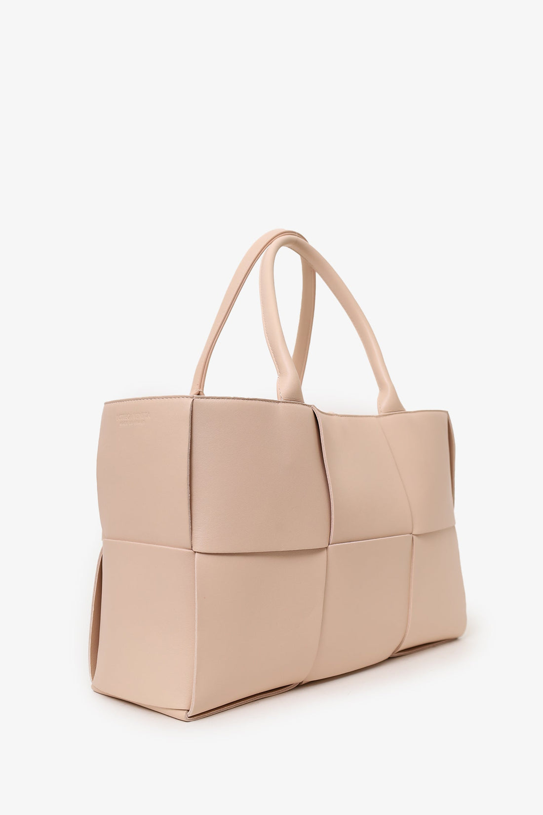 Bottega Veneta Light Pink Leather Medium Arco Tote Bag