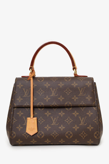 Louis Vuitton 2018 Brown Monogram Cluny BB with Strap