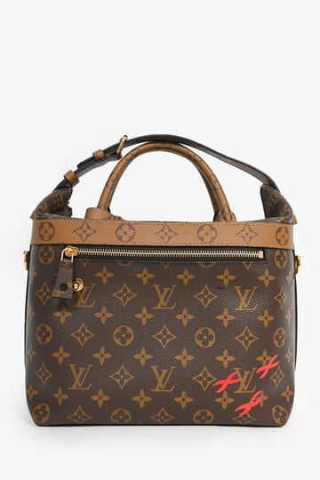 Louis Vuitton F/W 2016 Limited Edition Reverse Monogram 'City Cruiser' PM Top Handle with Strap