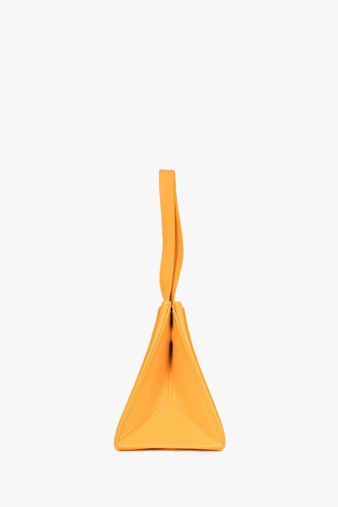 Peter Do x Medea Yellow Leather RSStangular Bag with Strap