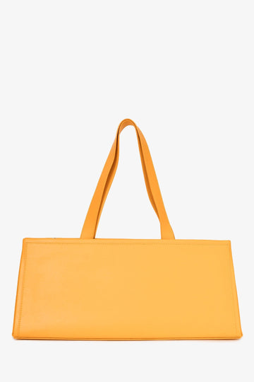 Peter Do x Medea Yellow Leather RSStangular Bag with Strap