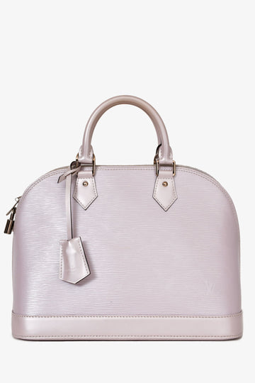 Louis Vuitton 2015 Lilac Epi Leather Alma PM Bag