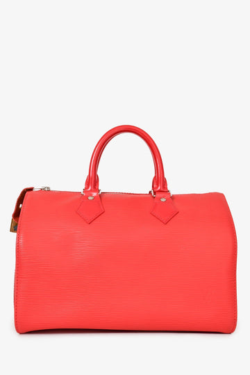 Louis Vuitton 2007 Red Epi Leather Speedy 30 Top Handle (As Is)
