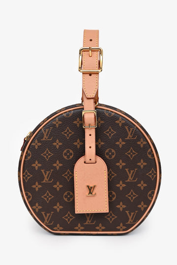 Louis Vuitton Brown Monogram Boite Chapea with Strap