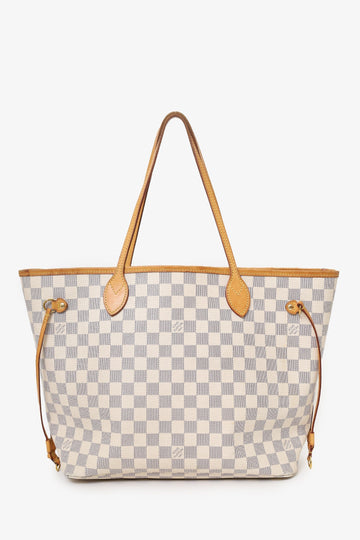 Louis Vuitton 2016 Damier Azur Neverfull MM with Pouch