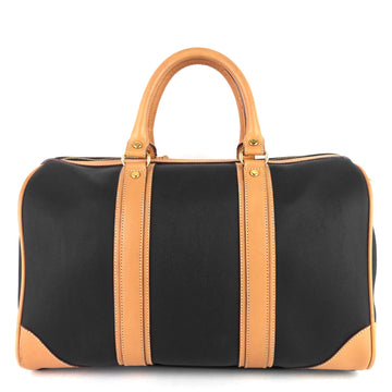 Sport Canvas and Leather Boston Bag