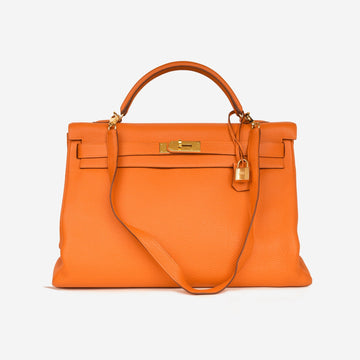 Hermès Kelly 40 - Orange Togo
