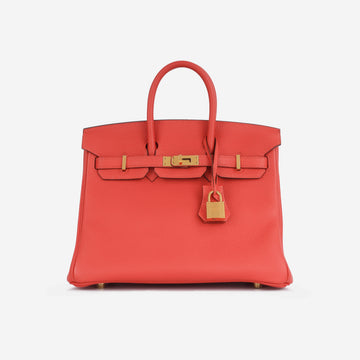 Hermès Birkin 25 - Rouge Pivoine Togo | Gold Hardware