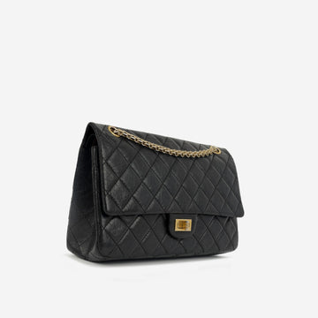 Chanel Chanel - 2.55 Reissue Flap Bag - 226 - Black Aged Calfskin GHW - -2011