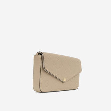 Louis Vuitton Louis Vuitton - Pochette Félicie - Dune Empreinte GHW -