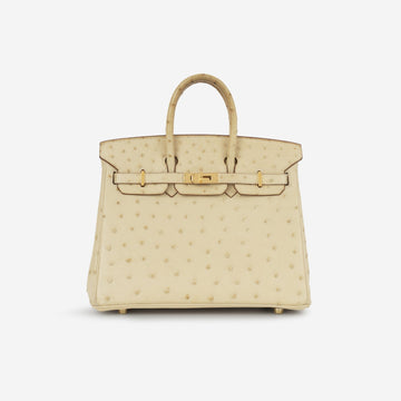 Hermès Hermès - Birkin 25 - Parchemin Ostrich GHW - 2010 -