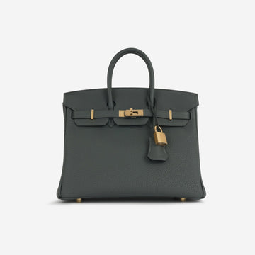 Hermès Hermès - Birkin 25 - Vert Fonce Togo GHW - 2024 - Brand New