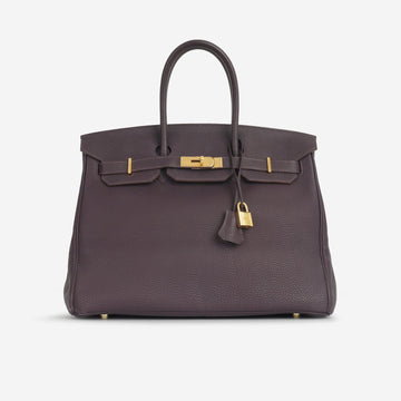 Hermès Hermès - Birkin 35 - Raisin Togo GHW -  - 2009