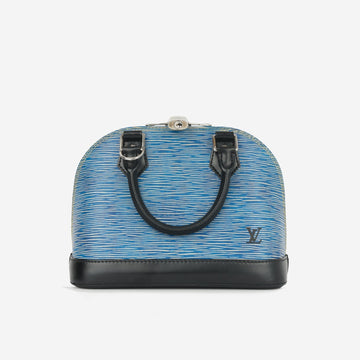 Louis Vuitton Louis Vuitton - Alma BB - Blue/White Epi Leather SHW - 2018 -