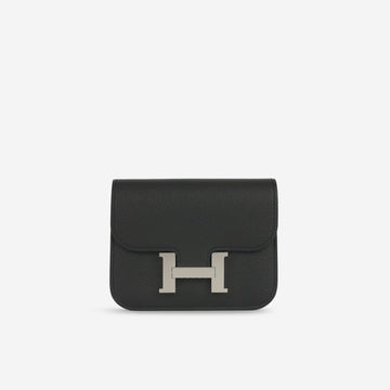 Hermès - Constance Slim - Noir Epsom PHW - Brand New - 2024
