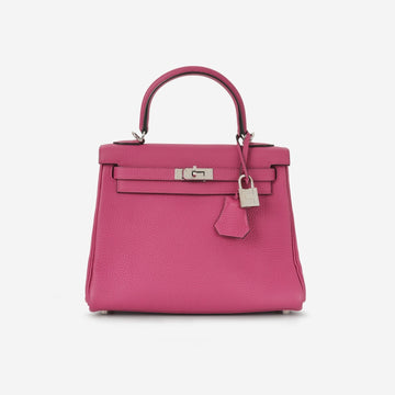 Hermès - Kelly 25 - Rose Pourpre Togo PHW - 2019 -