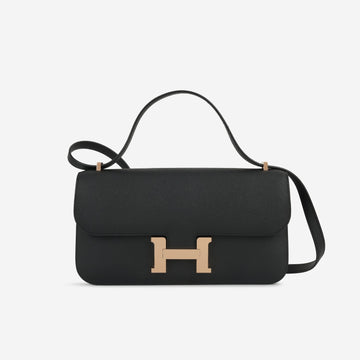 Hermès Hermès - Constance Elan - Noir Epsom RGHW - Brand New - 2024