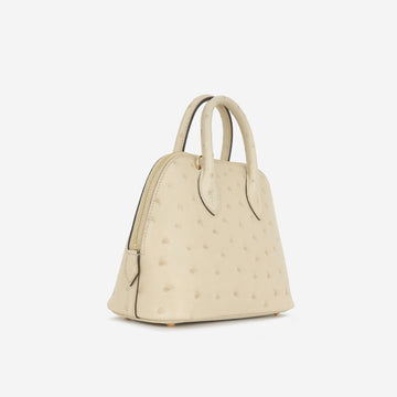 Hermès - Mini Bolide - Parchemin Ostrich GHW - 2024 - Brand New