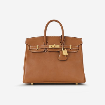 Hermès - Birkin 25 - Fauve Barenia Faubourg GHW -  - 2020